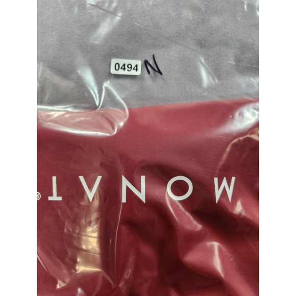 MONAT GEAR Body Suit New Womens Size Large Maroon Nylon Spandex Mock Neck NWT - Picture 13 of 13